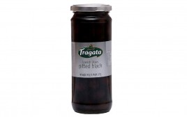 Fragata Spanish Olives Pitted Black  Glass Jar  440 grams